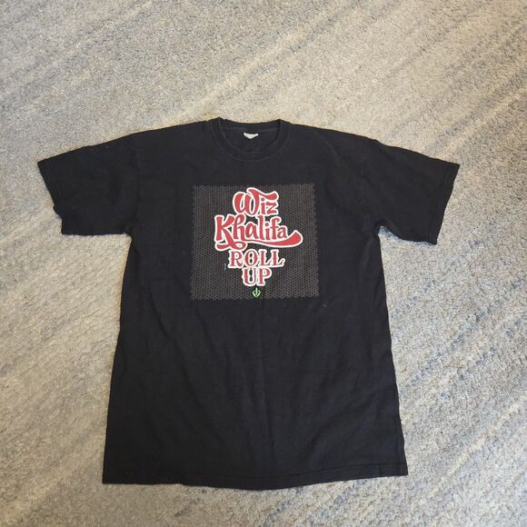Wiz Khalifa Shirt Men's MEDIUM Rolling Papers Tour 2011 Double Side Concert Rap - Picture 1 of 6